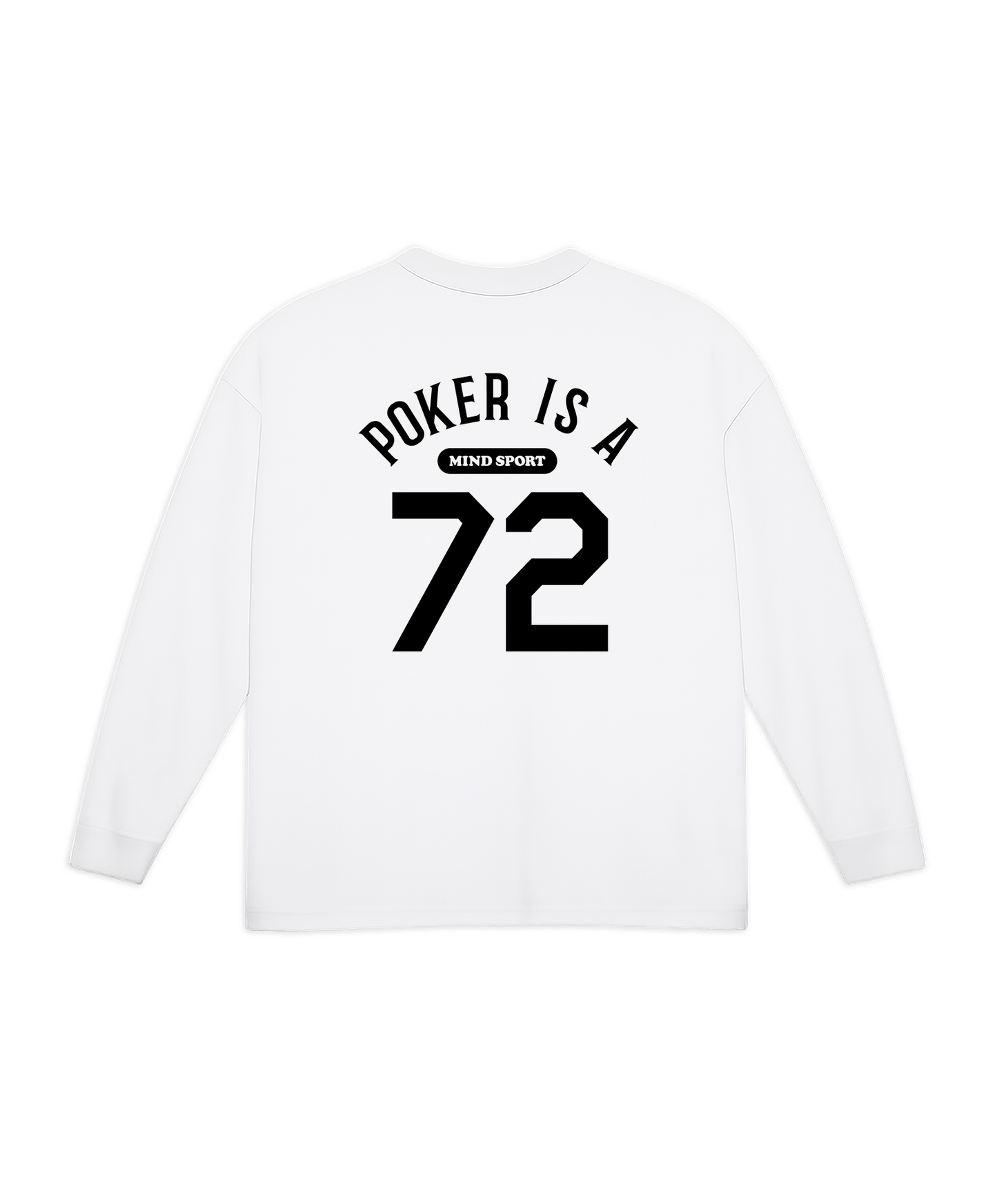 72 college  Back Design__LONG-SLEEVE T-SHIRT