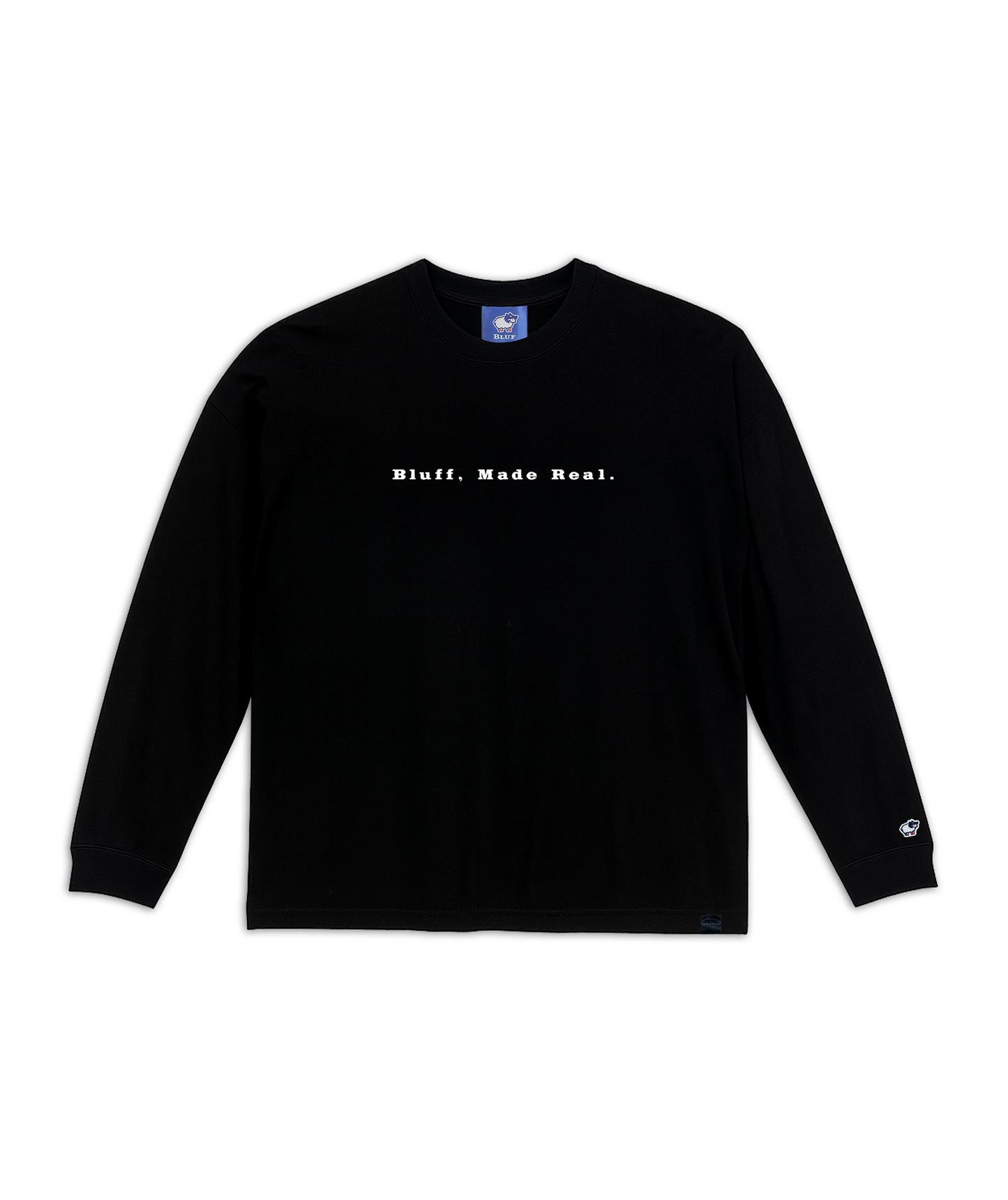 Bluff Made Real chest Design__LONG-SLEEVE T-SHIRT