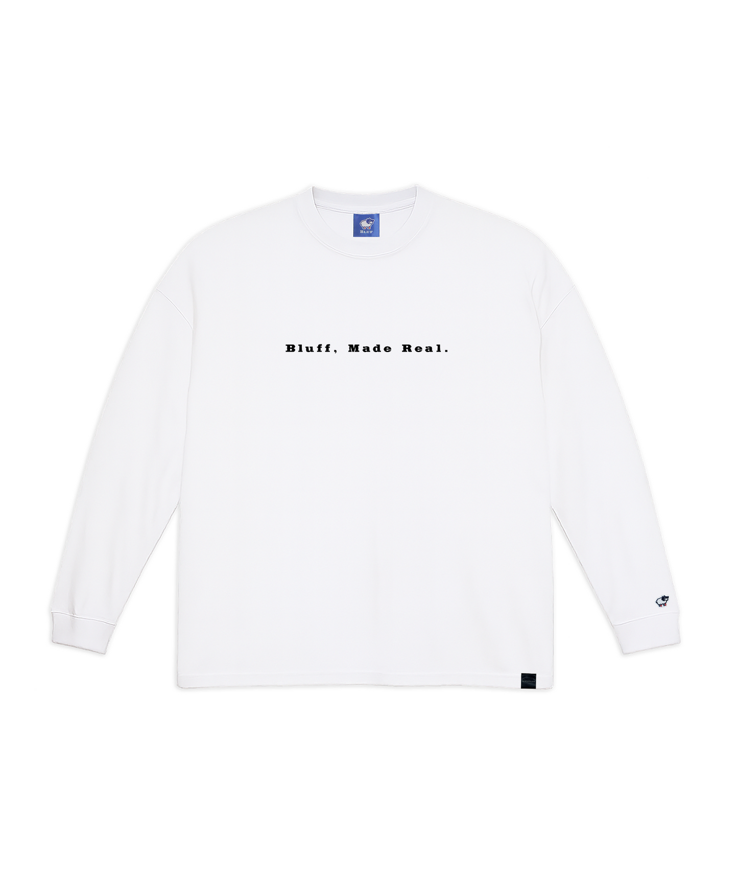 Bluff Made Real chest Design__LONG-SLEEVE T-SHIRT
