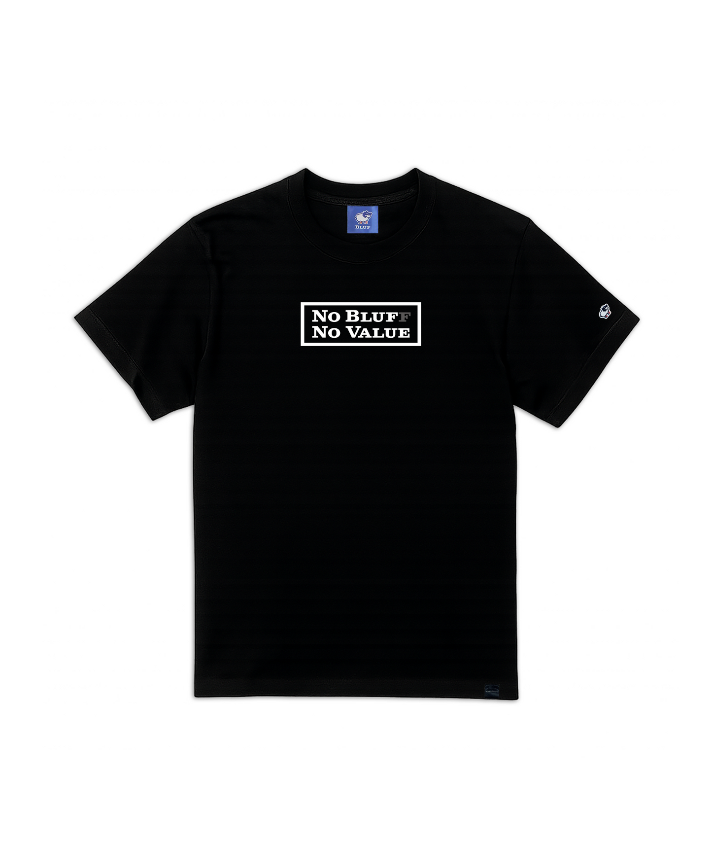 No Bluff No Value BOX LOGO_T-SHIRT