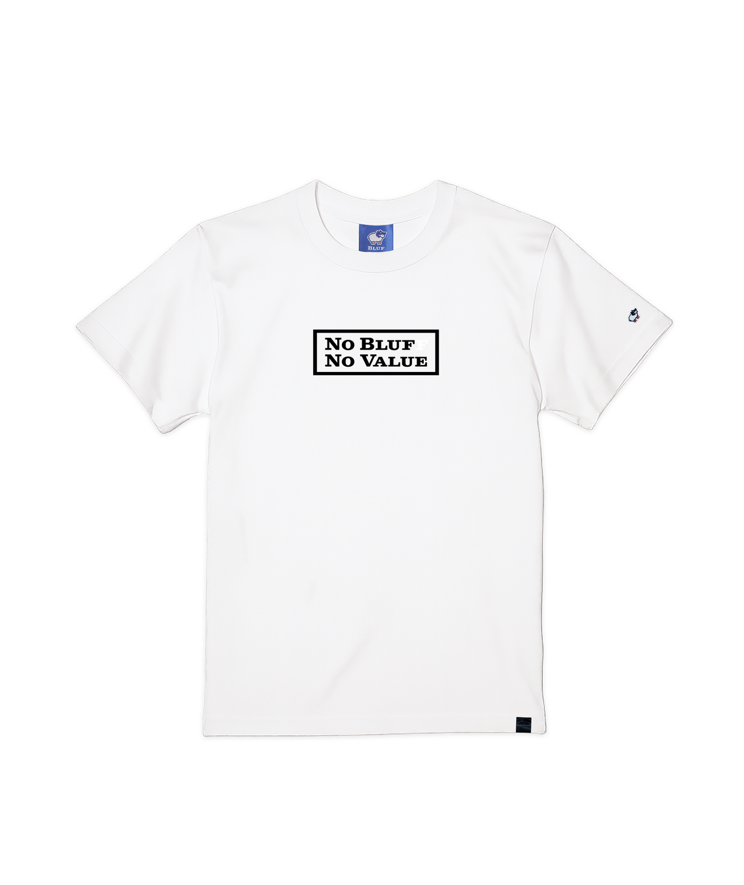 No Bluff No Value BOX LOGO_T-SHIRT