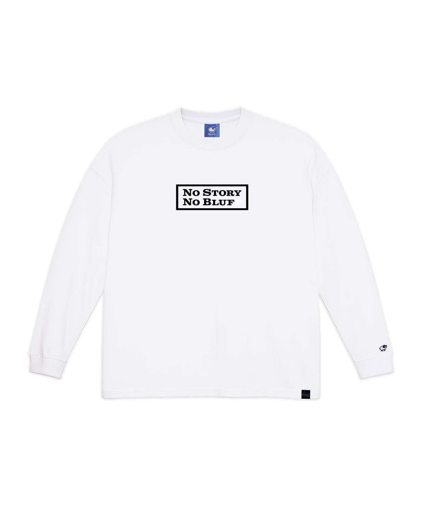 No Story No Bluff BOX LOGO_LONG-SLEEVE T-SHIRT