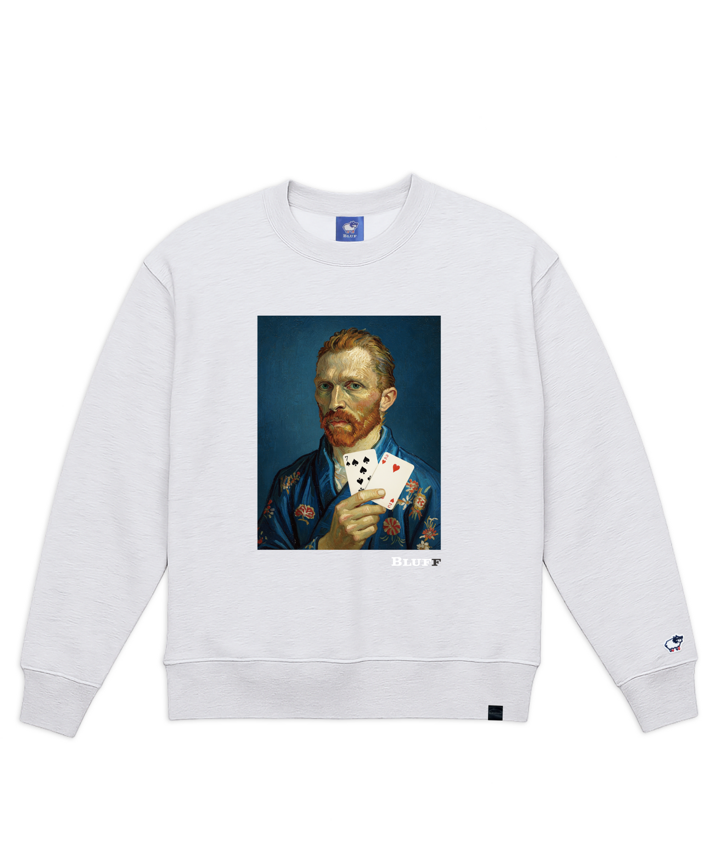 Man wearing KIMONO_COLOR SWEAT