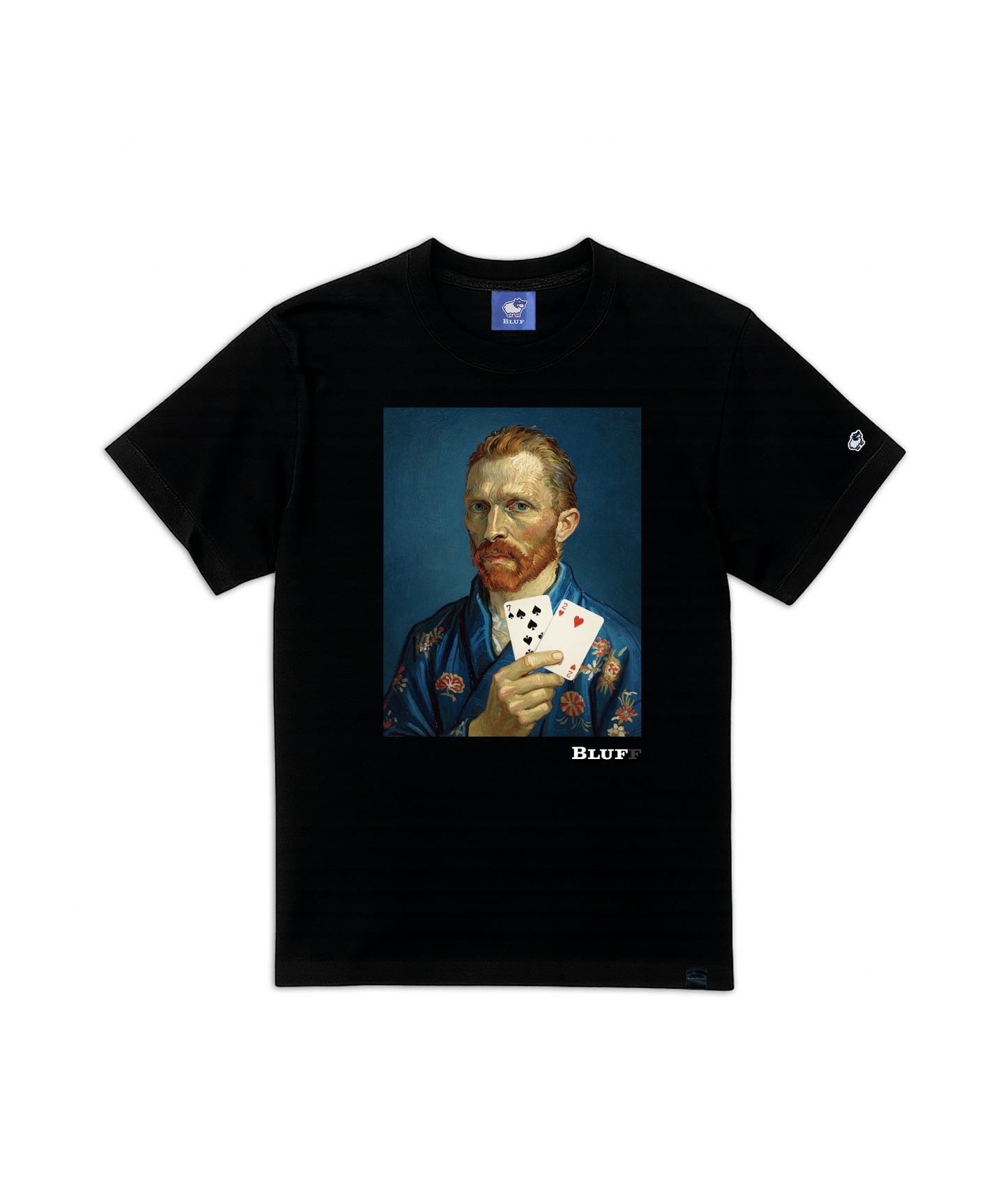 Man wearing KIMONO Color_T-SHIRT