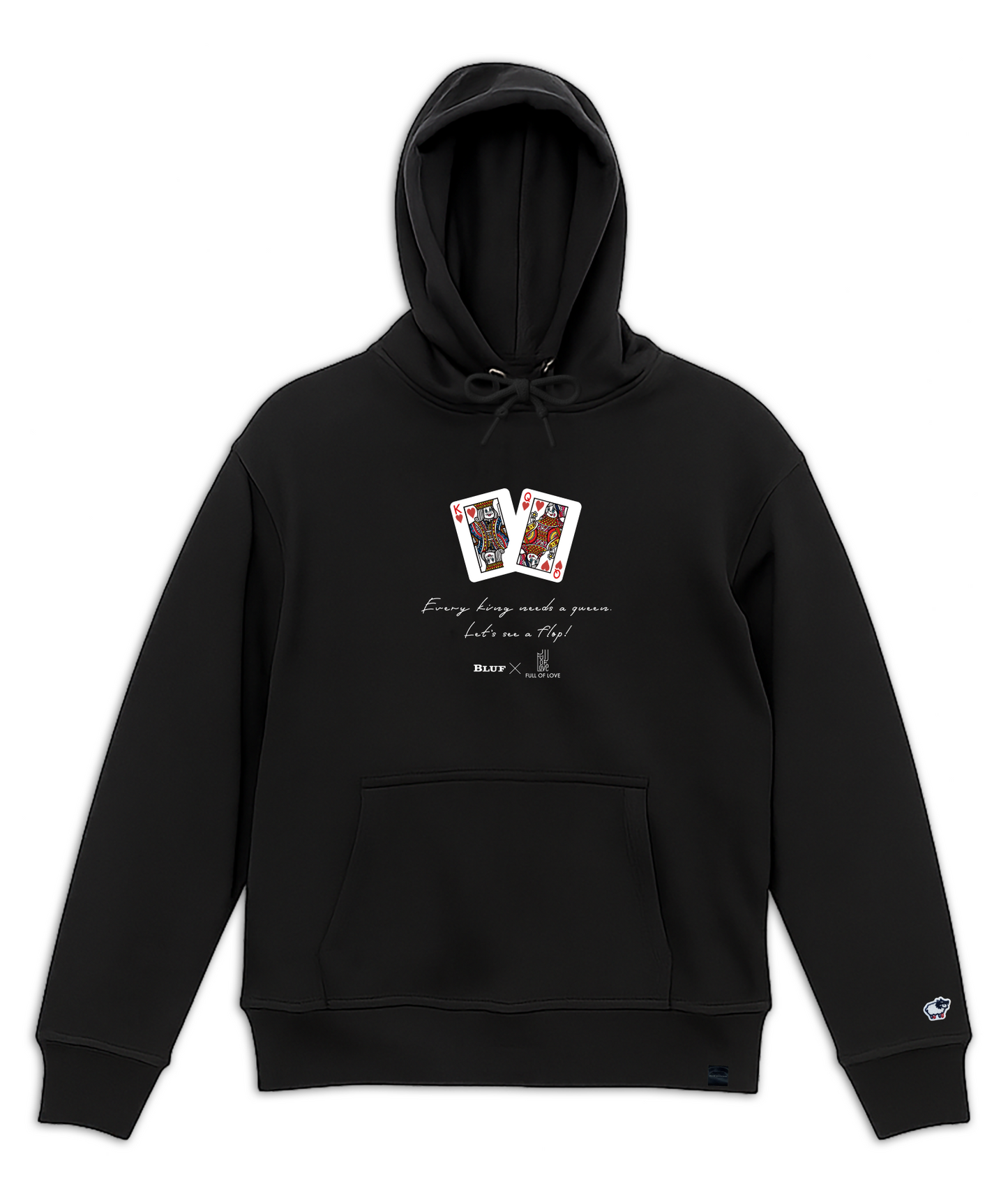 KING＆QUEEN❤️❤️ ✖️ FULL OF LOVE Collaboration_HOODIE　A Design