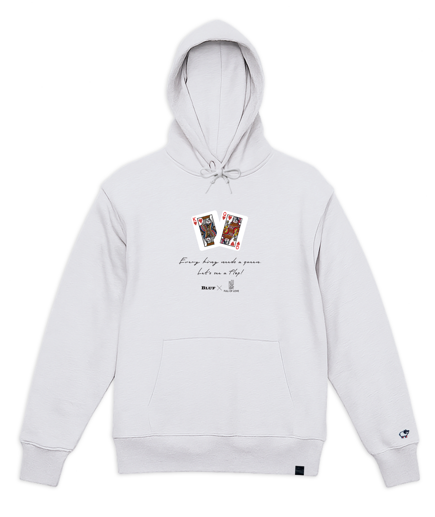 KING＆QUEEN❤️❤️ ✖️ FULL OF LOVE Collaboration_HOODIE　A Design