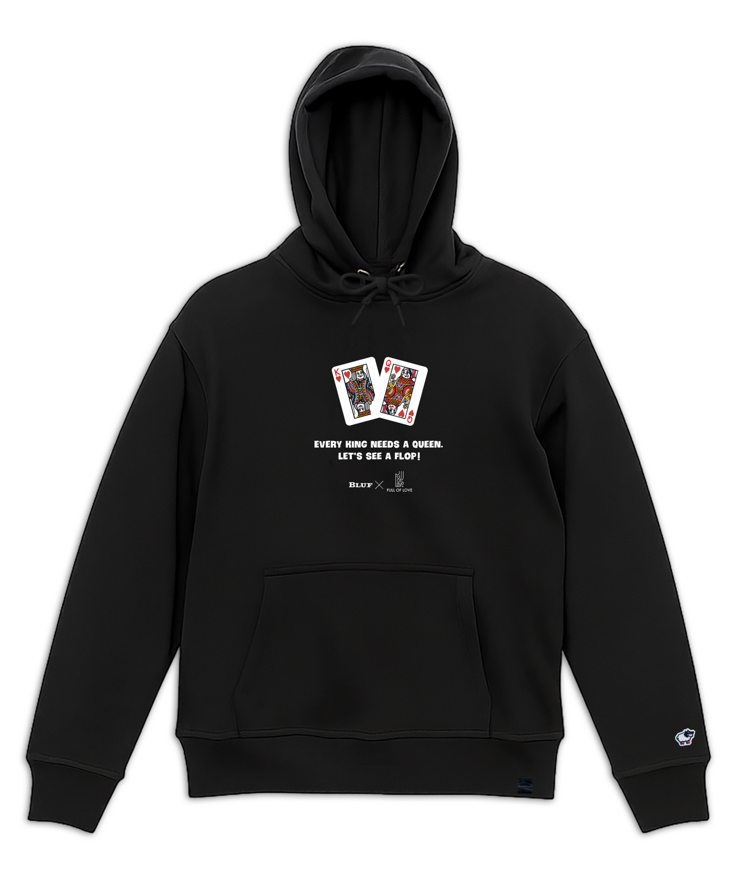 KING＆QUEEN❤️❤️ ✖️ FULL OF LOVE Collaboration_HOODIE　B Design