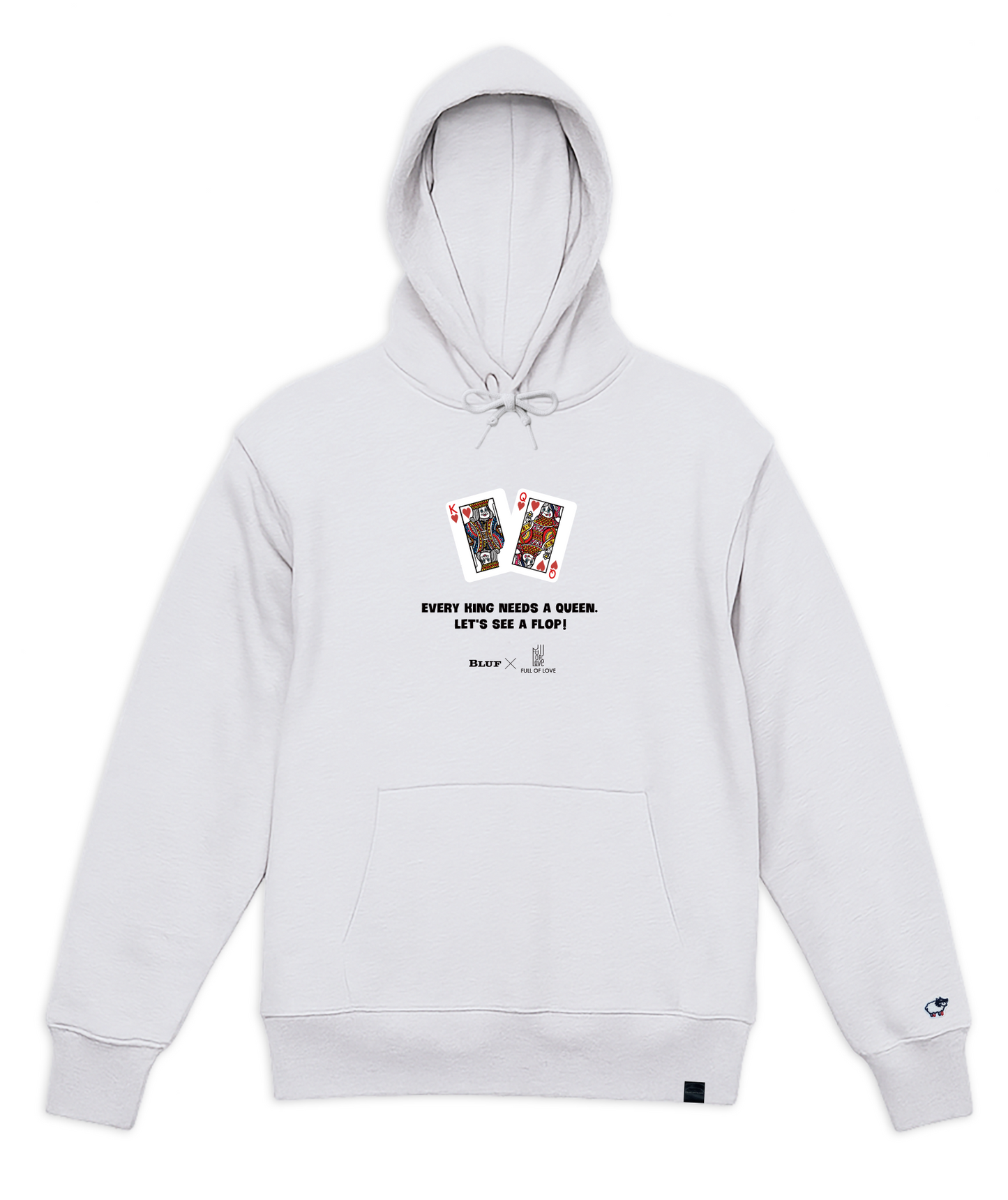KING＆QUEEN❤️❤️ ✖️ FULL OF LOVE Collaboration_HOODIE　B Design