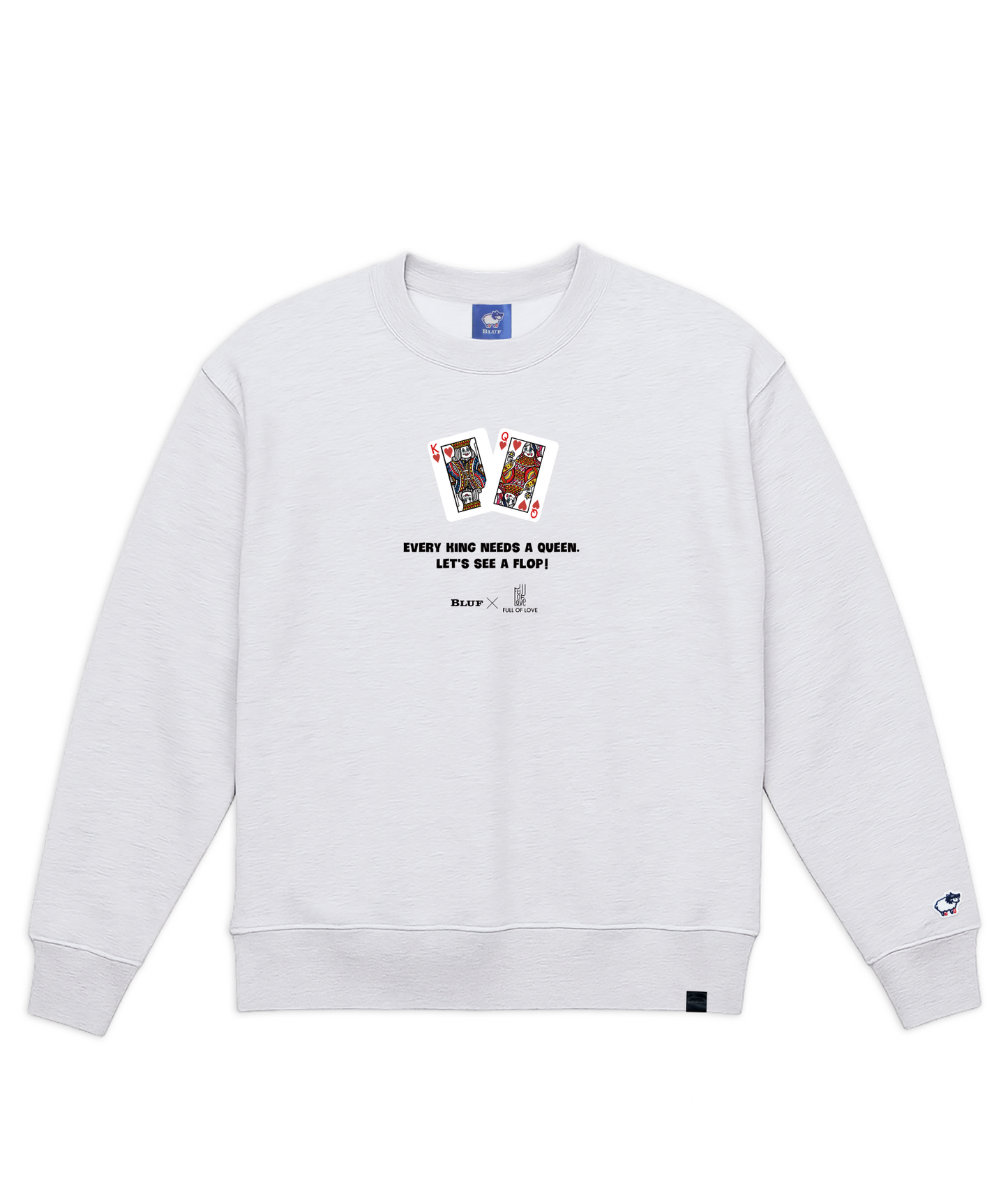 KING＆QUEEN❤️❤️ ✖️ FULL OF LOVE Collaboration_SWEAT  B Design
