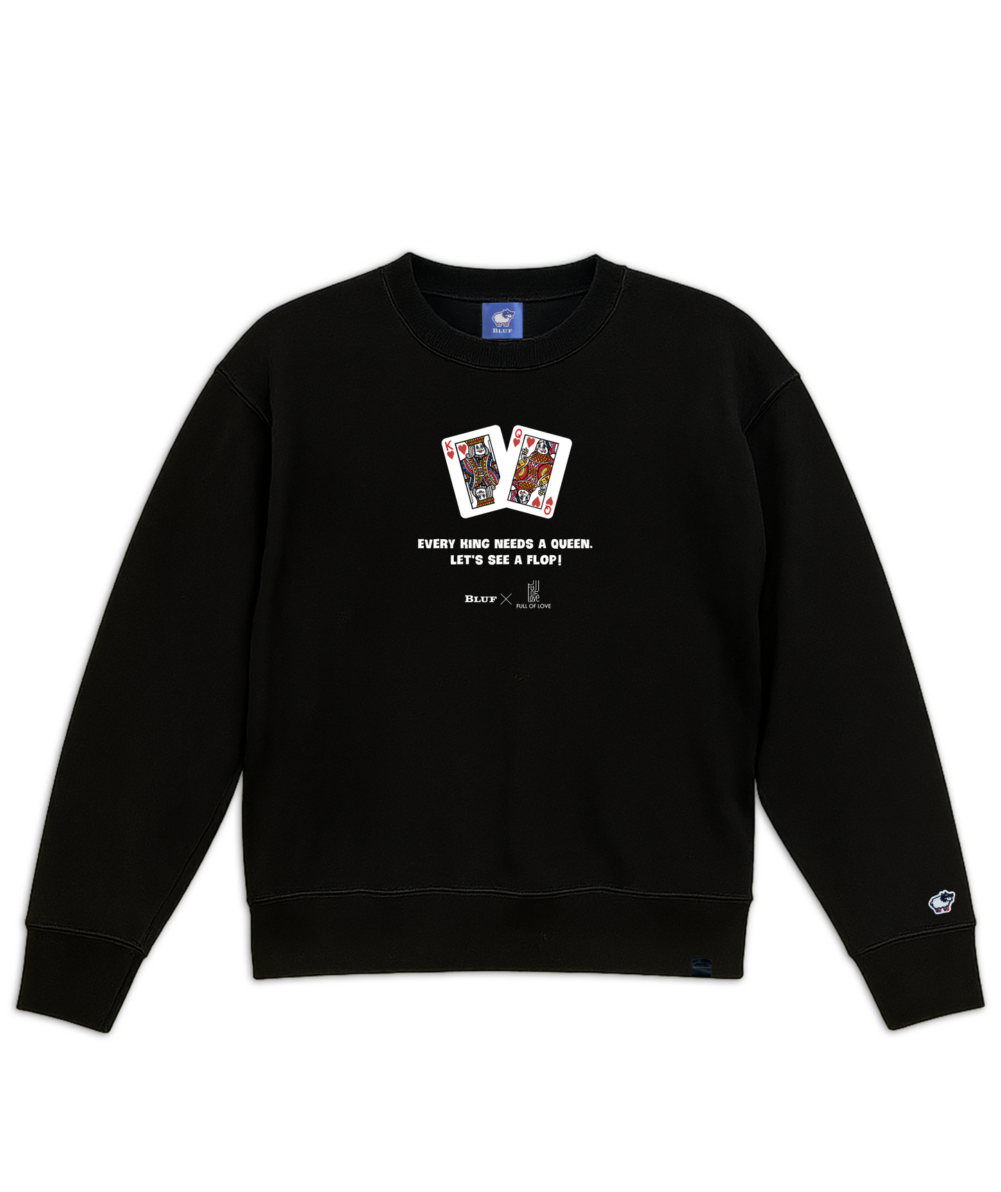 KING＆QUEEN❤️❤️ ✖️ FULL OF LOVE Collaboration_SWEAT  B Design