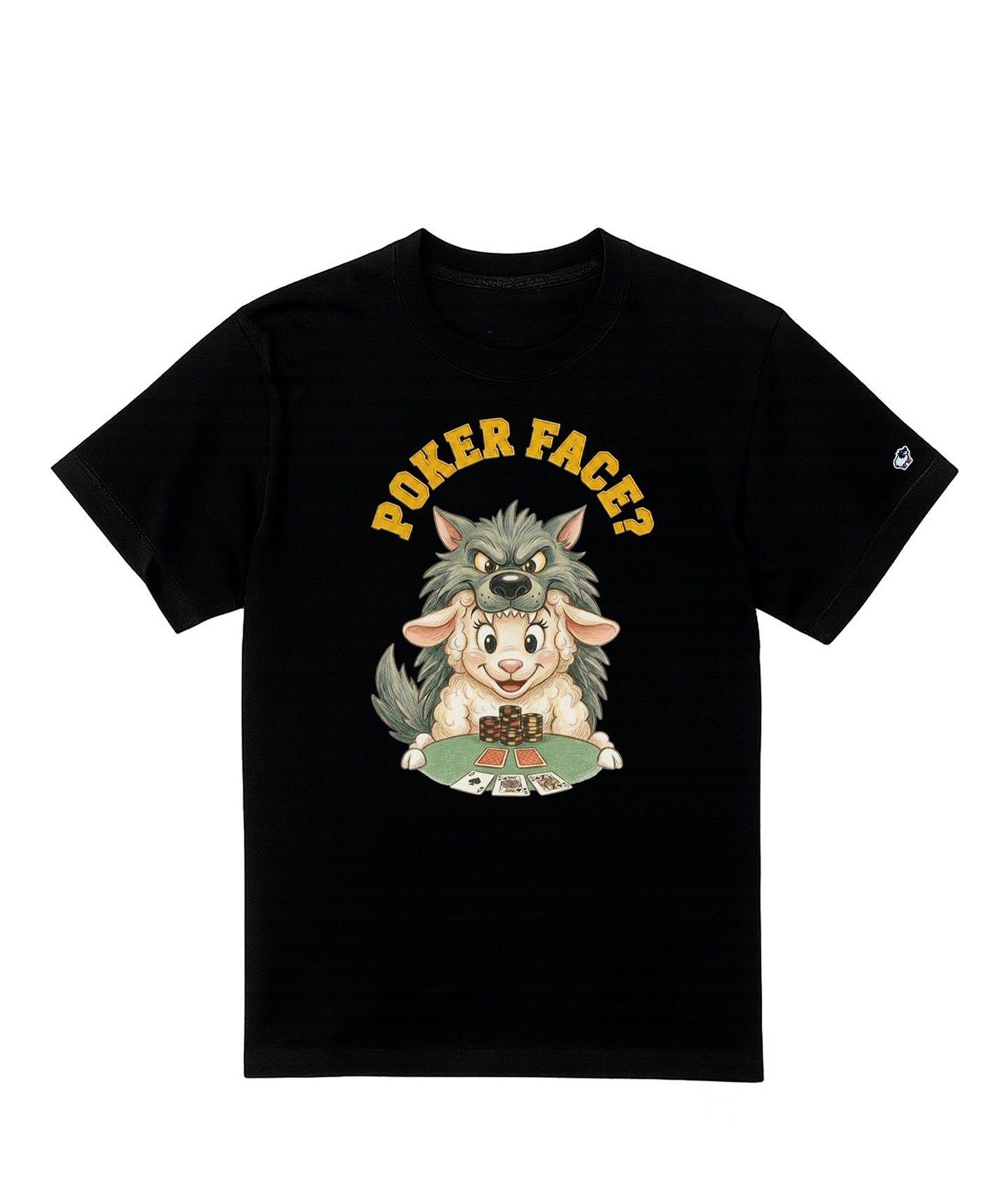 Poker Face? SHEEP  Design_T-SHIRT