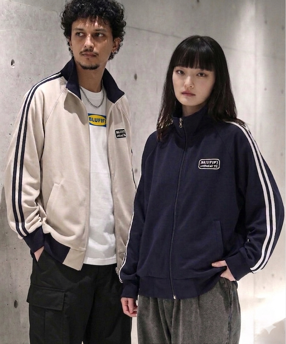 GLAY＆NAVY　SETUP TRACK JACKET&BOTTOMS