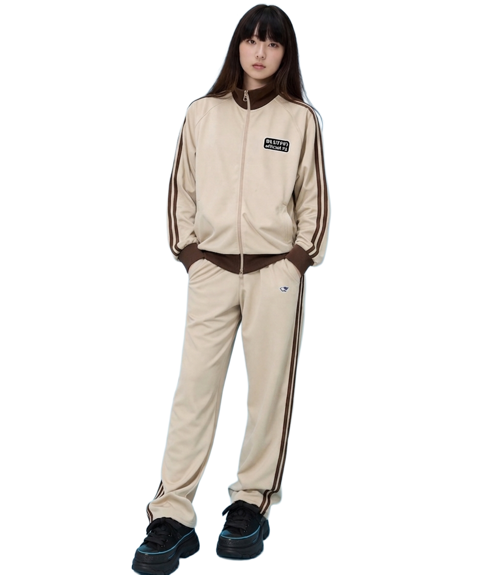 BEIGE＆BROWN　72PATCH_TRACK JACKET
