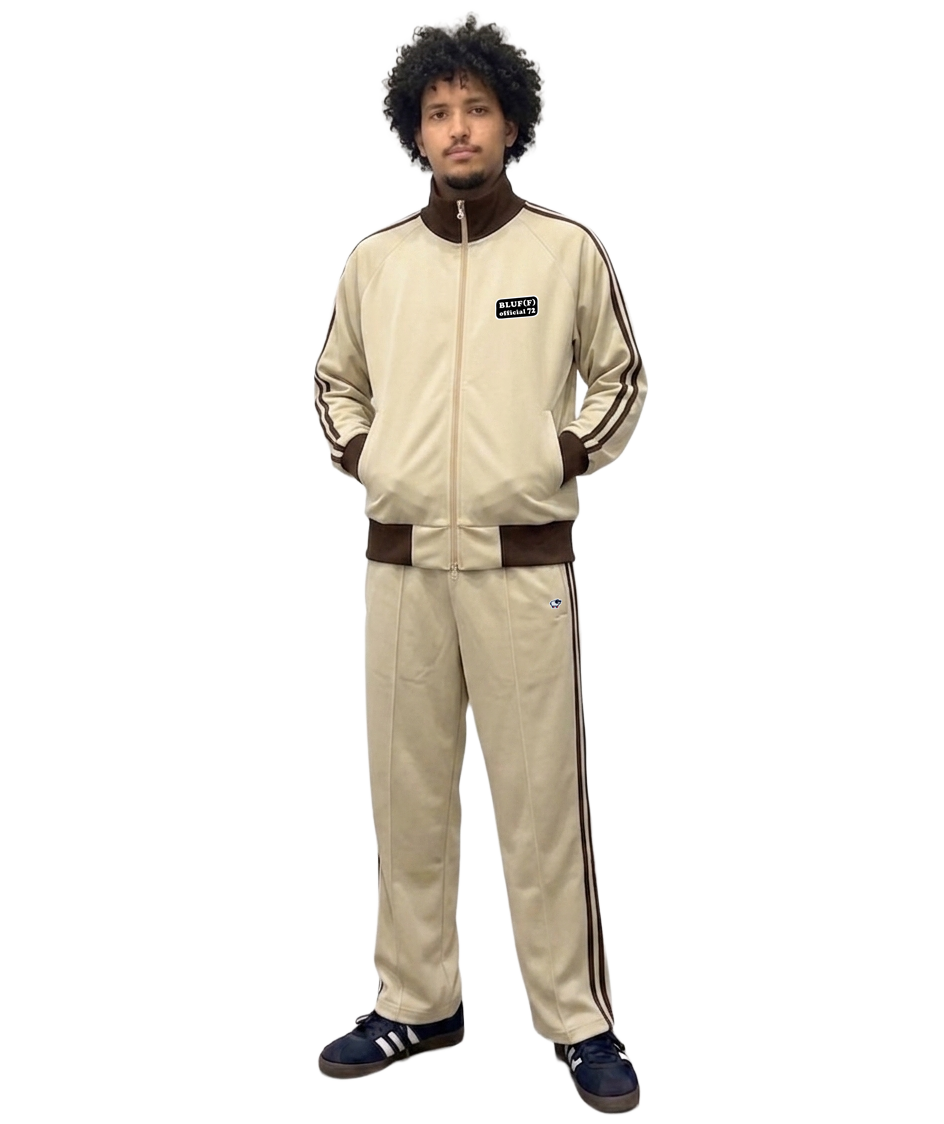 BEIGE＆BROWN　72PATCH_TRACK JACKET