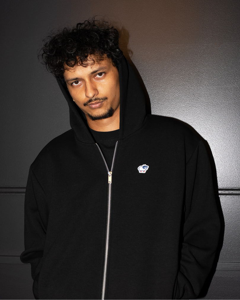 PATCH_ZIP-UP HOODIE