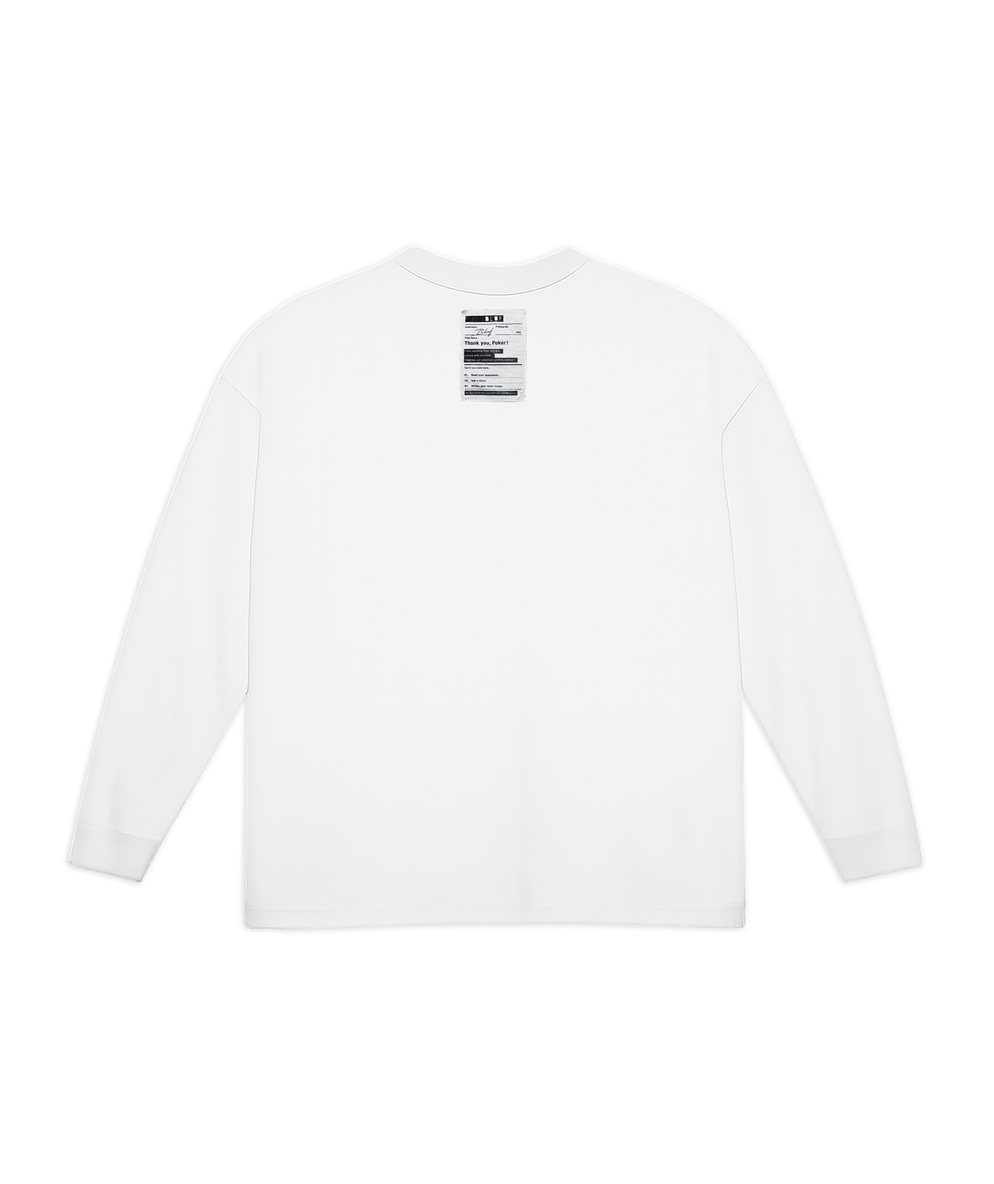 I'm bluffing flip  Design_LONG-SLEEVE T-SHIRT