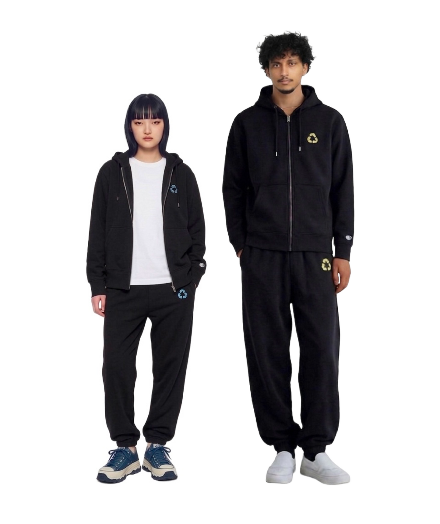 Poker CYCLE  Yellow color Design_SWEATPANTS