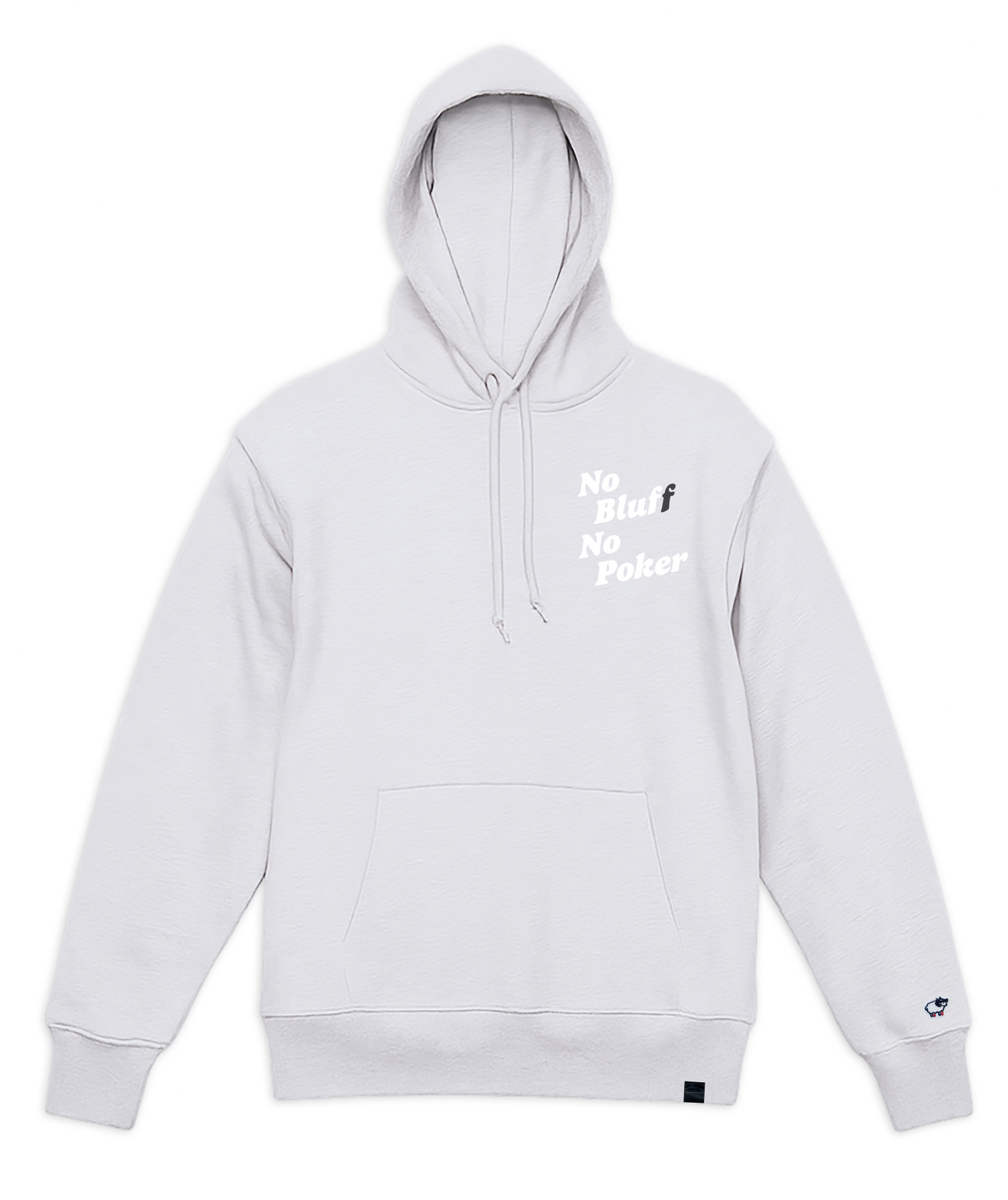 No Bluff No Poker Chest Design_HOODIE
