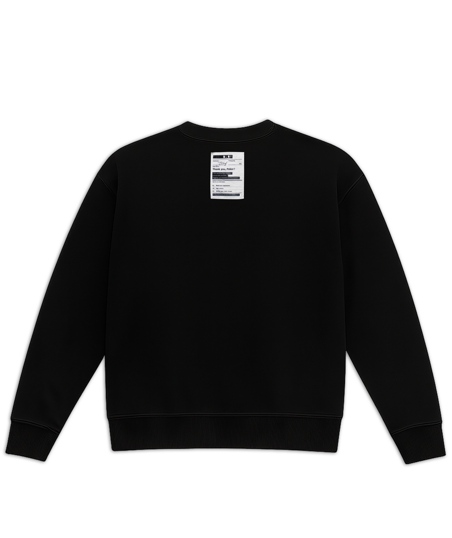 I HOPE YOU FOLD＆GOLD BLUFF_SWEAT
