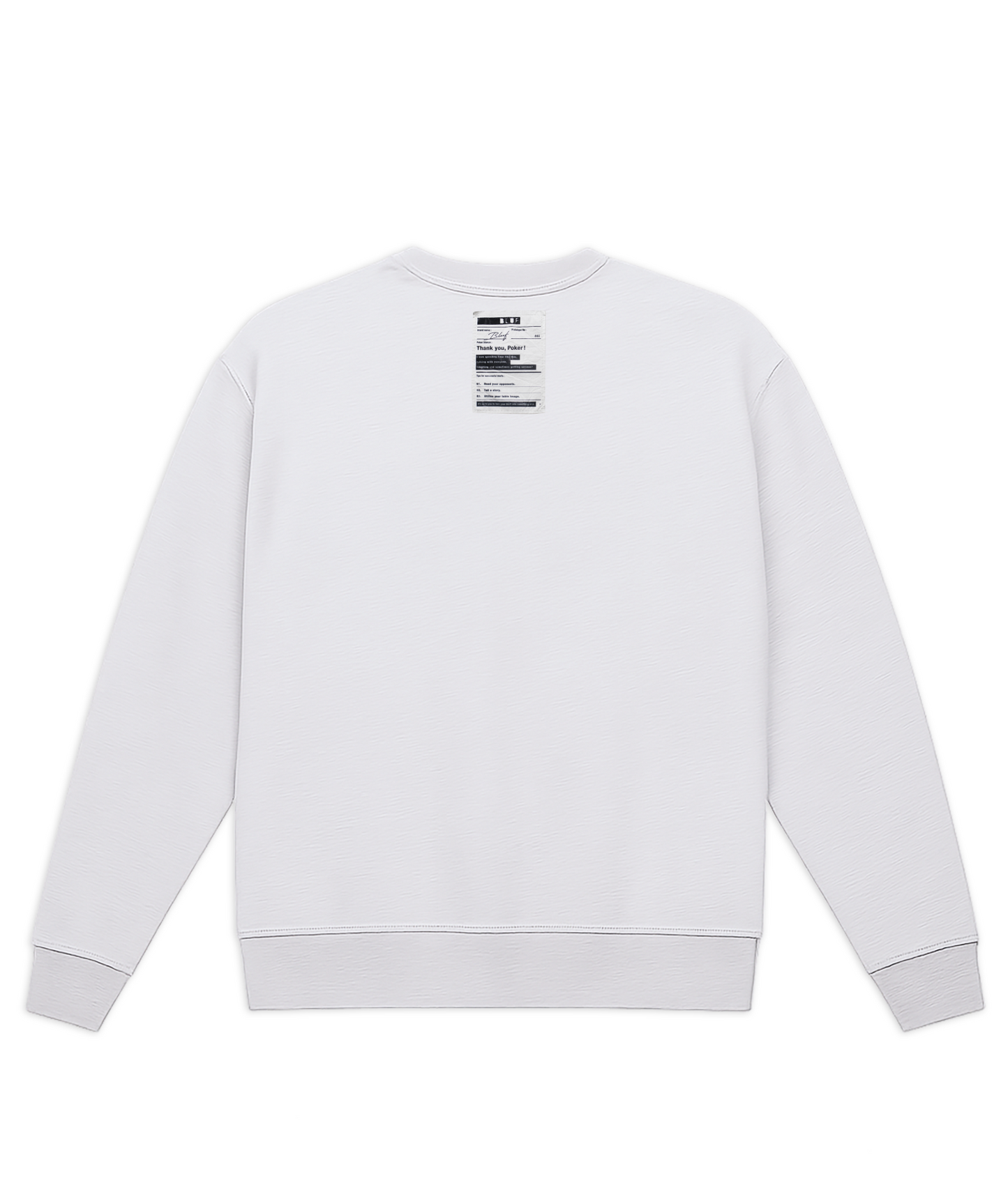 No Bluff No Poker Chest Design_SWEAT