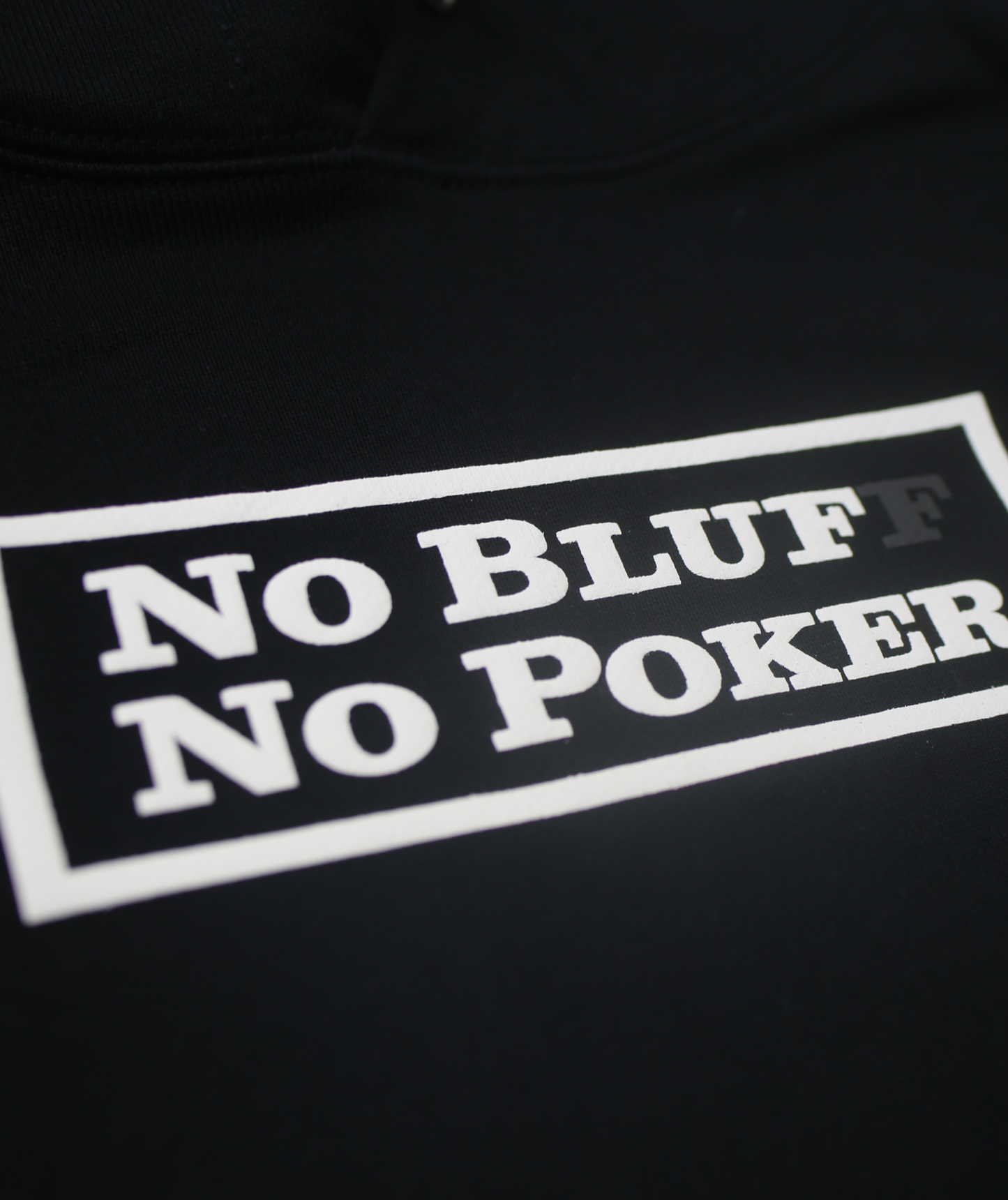 No Bluff No Poker BOX LOGO_T-SHIRT