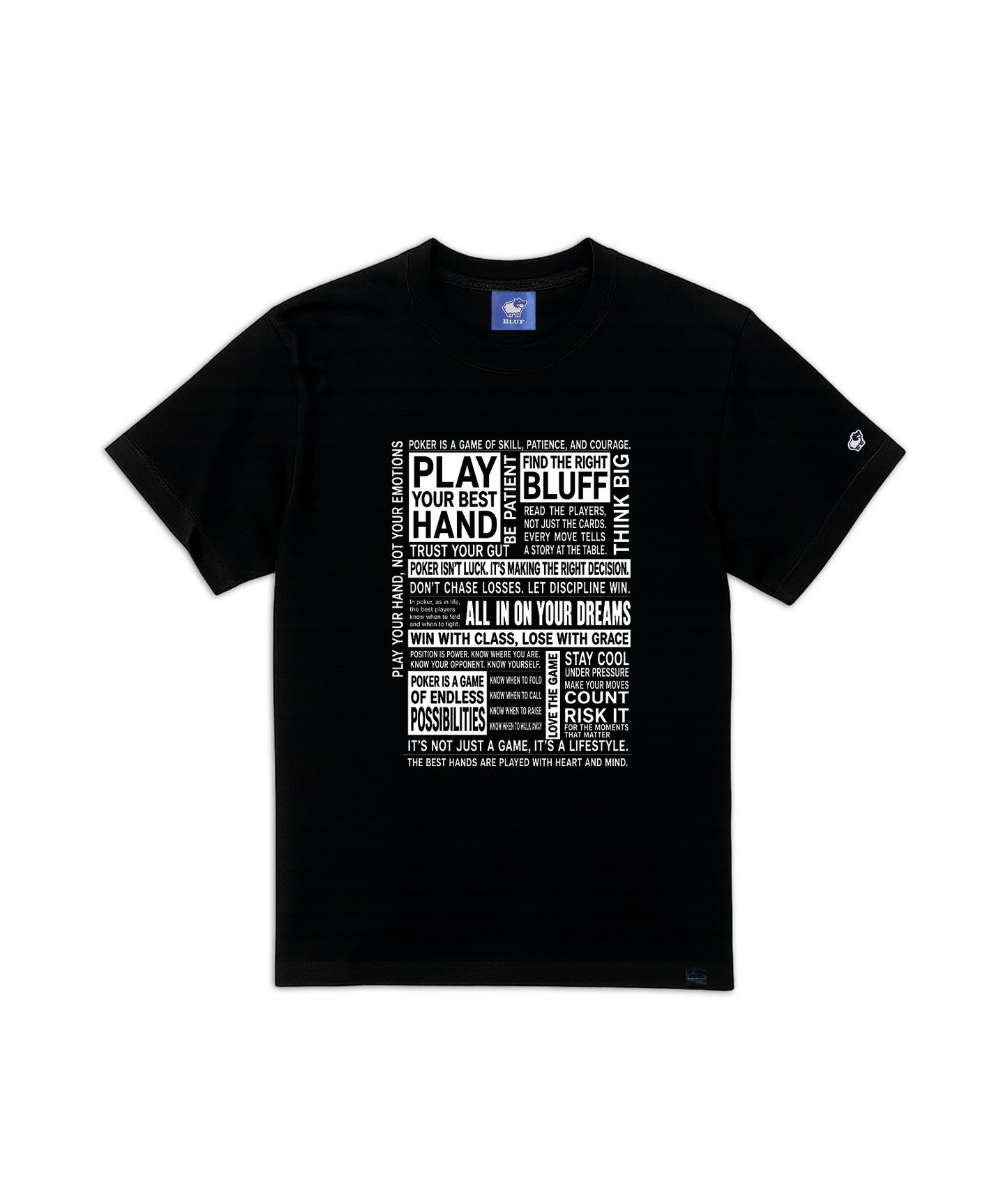 Poker Player Message  Design_T-SHIRT