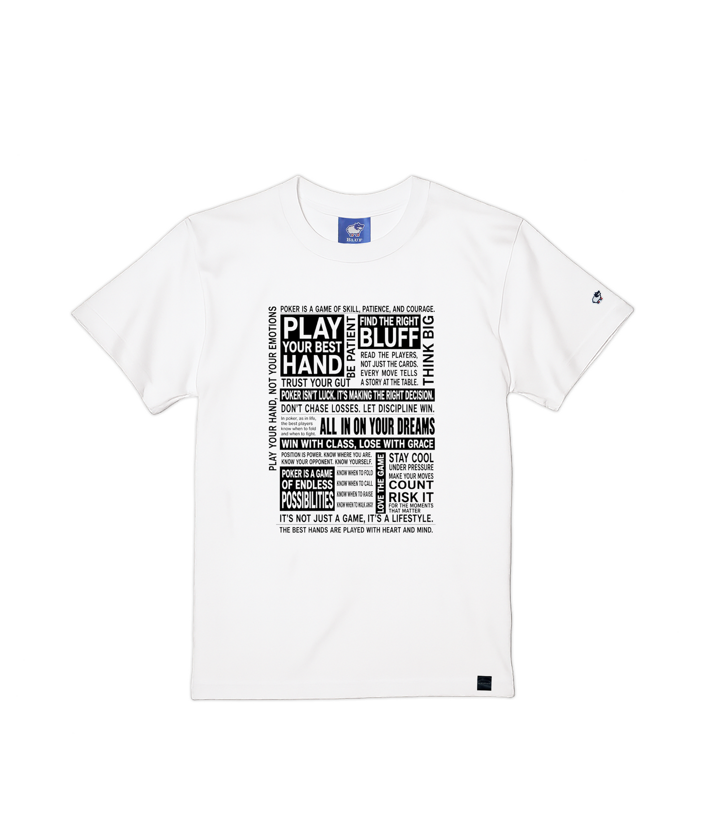 Poker Player Message  Design_T-SHIRT