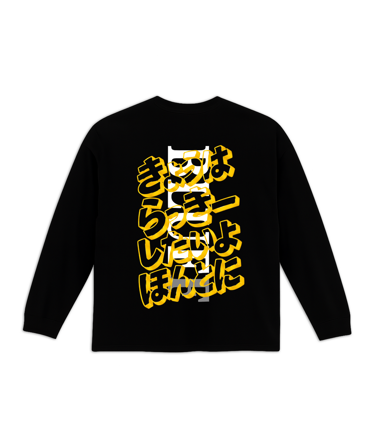 I wanna get lucky × BLUFF_LONG-SLEEVE T-SHIRT