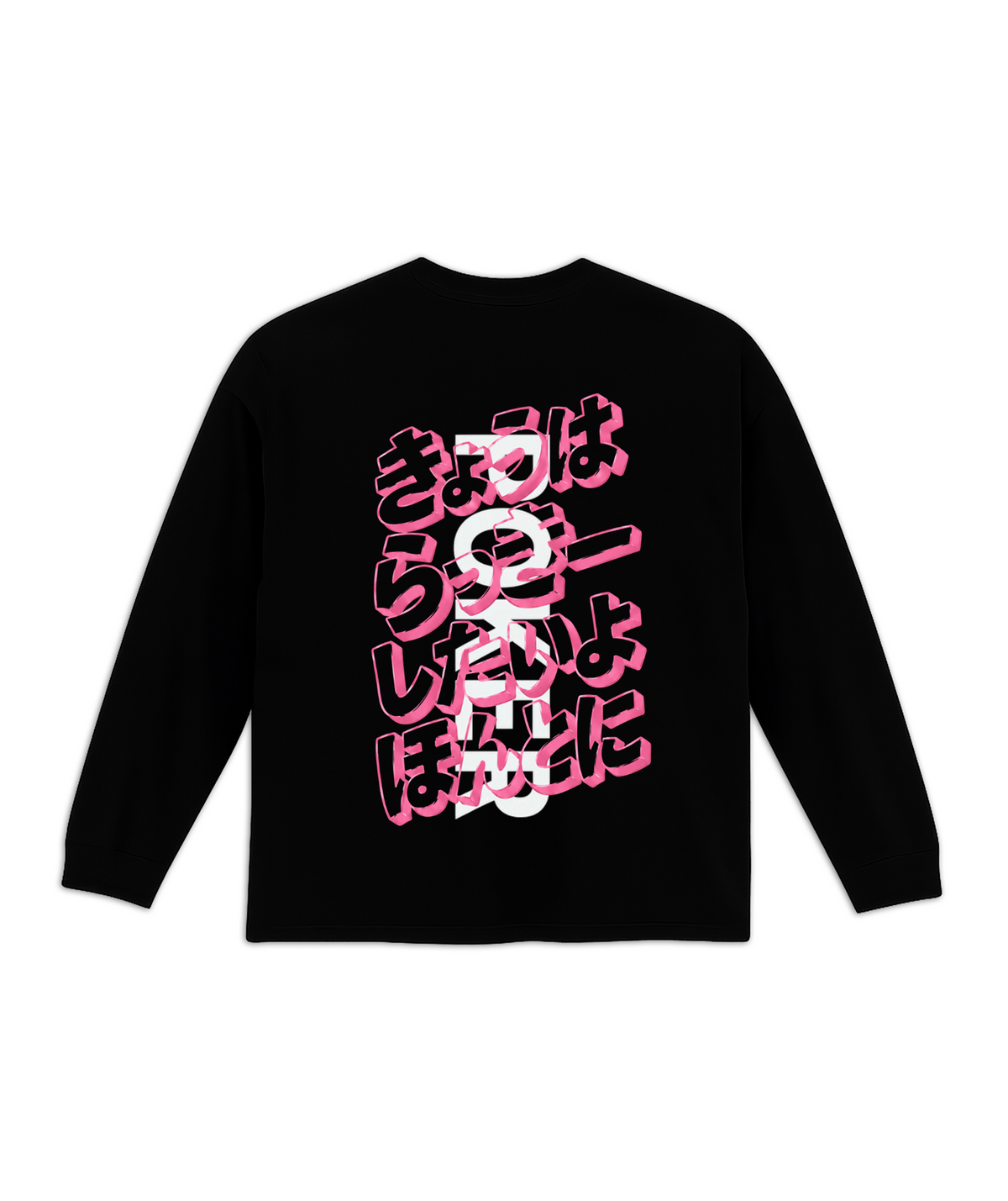 I wanna get lucky × POKER_LONG-SLEEVE T-SHIRT