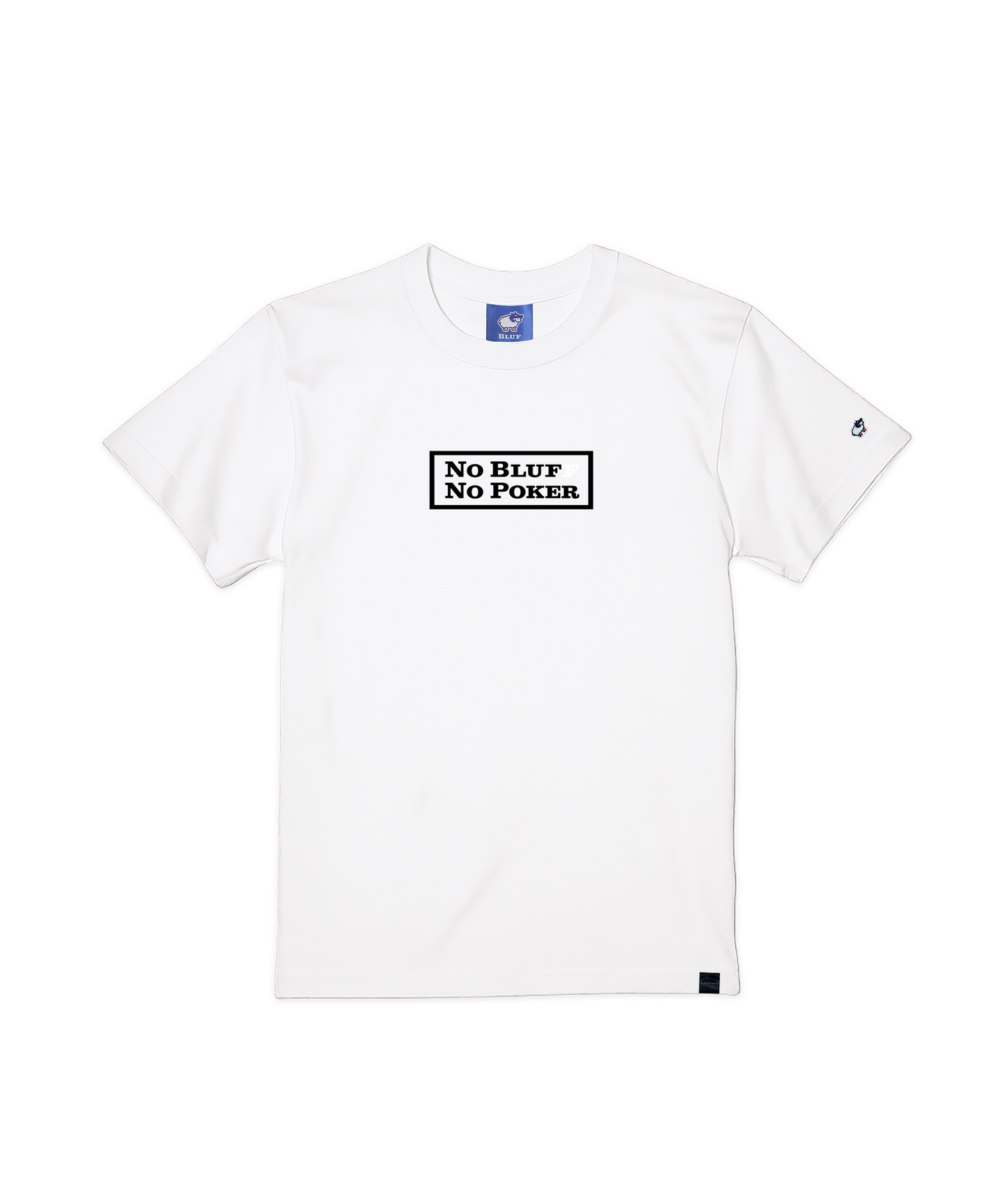 No Bluff No Poker BOX LOGO_T-SHIRT